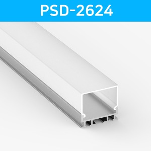LED방열판 사각 PSD-2624 /삼면발광형/LED바 프로파일
